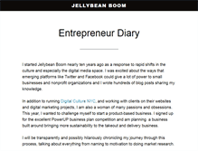 Tablet Screenshot of jellybeanboom.com